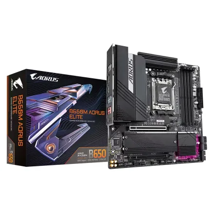 Placa Mae Gigabyte Aorus Elite Ax Ddr 5 Socket AM5 Chipset B650 Atx