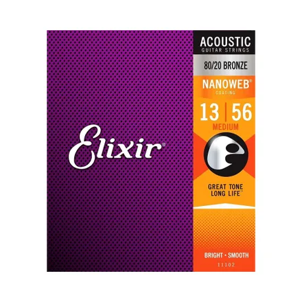 Cuerda Guitarra Acústica Elixir Nanoweb Ex 11102
