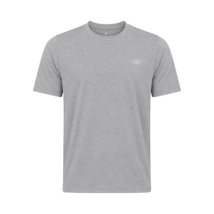 Remera New Balance Mt41070 Agt Heathertech Masculino