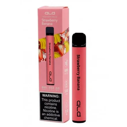 Vape Descartavel Ald 600 Puff Strawberry Banana