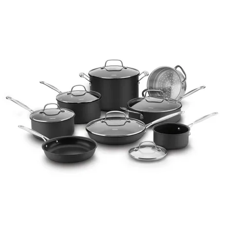 Jogo Panelas Cuisinart 66 14N Anodizado 14
