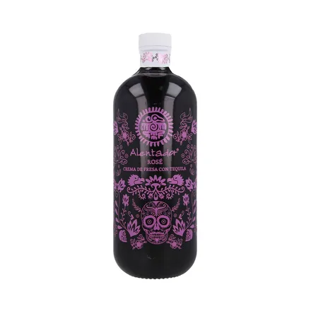 Alentador Rose Crema Fresa Con Tequila 700ml