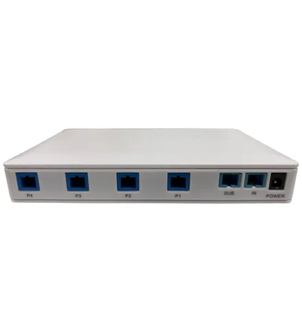 Splitter Fiber Hub 4 Portas Sc Upc 1SUB