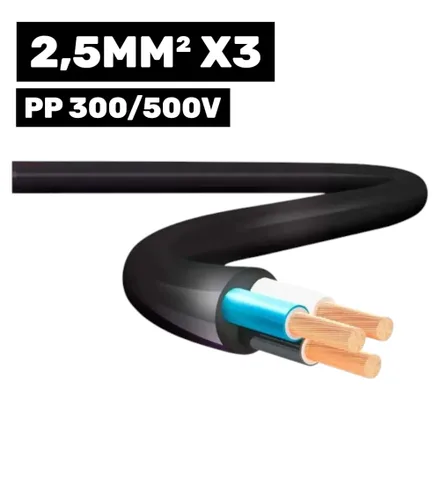 Cabo Silflex Pp 300 3 Mm 100M
