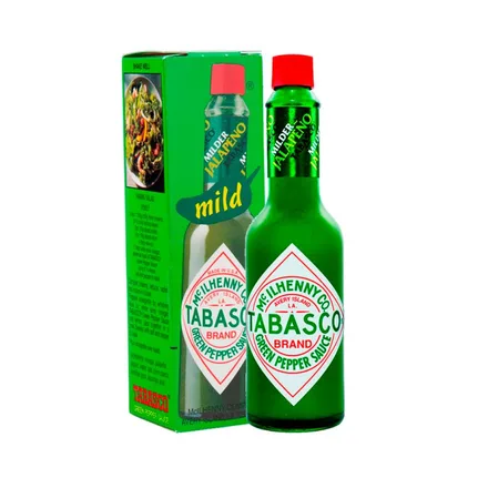 Salsa Picante Tabasco Pimienta Verde 60ml
