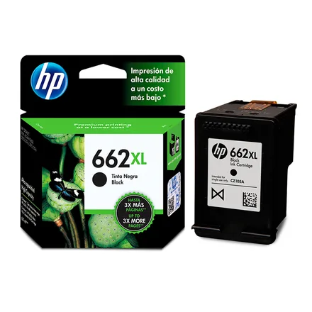 Cartucho HP 662XL 6.5ML Preto – CZ105AL