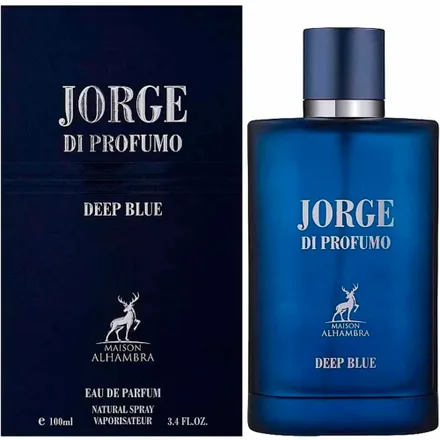 Perfume Maison Alhambra Jorge Di Profumo Deep Blue Eau Parfum Masculino 100ml
