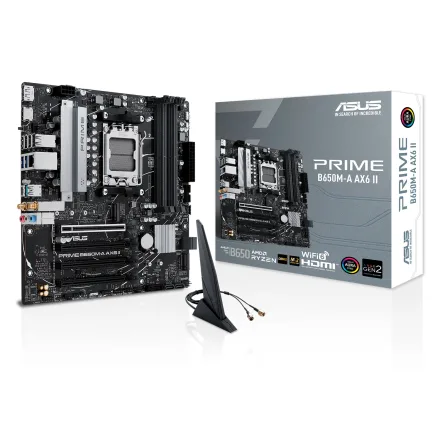 Placa Mae Prime AX6 Ii Ddr 5 Socket AM5 Chipset B650 Atx