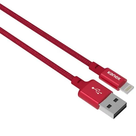 Cabo USB/Lightning Kanex K1571221RD6I – Vermelho