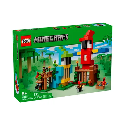 Juguete Construccion Lego Minecraft Parrot Houses 535 Piezas