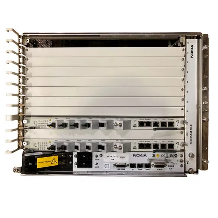 F. OLT NOKIA 7360 ISAM FX-8 19" 10G 2FANT-G ALCATEL-LUCENT