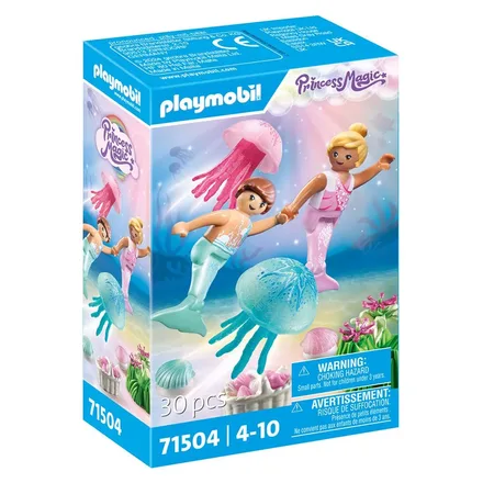 PLAYMOBIL JUGUETE MERMAID KIDS W/JELLYFISH 71504