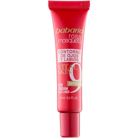 Contorno Olhos Labios Babaria Vital Skin 9 Rosa Mosqueta 15ml