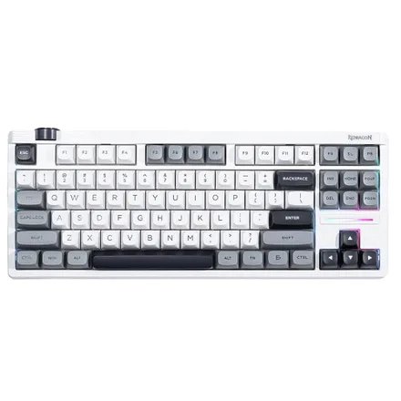Teclado Redragon Otim Magnetic K729RGB-M Ingles - Gray/Black