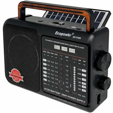 Ecopower Radio Ep F309 Sd Fm Am