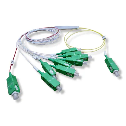 Splitter 1 2 Fbt 30 70 8 Sc Apc Plc Hibrido Iuron