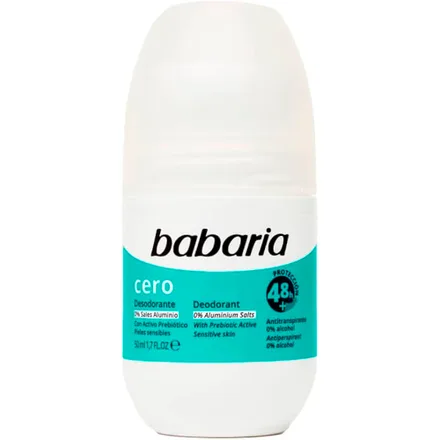 Desodorante Babaria Cero 48H 50ml