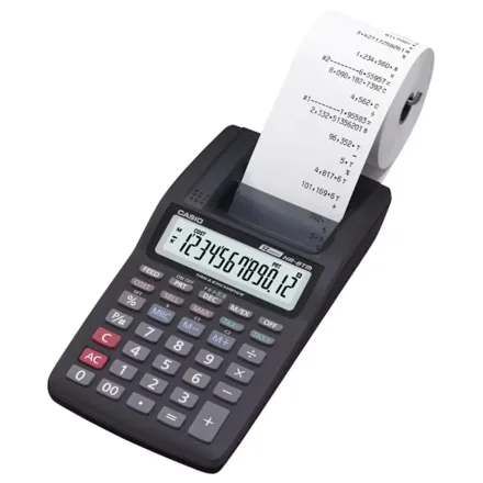 Calculadora Impressao Casio Hr 8RC Bk 12 Digitos