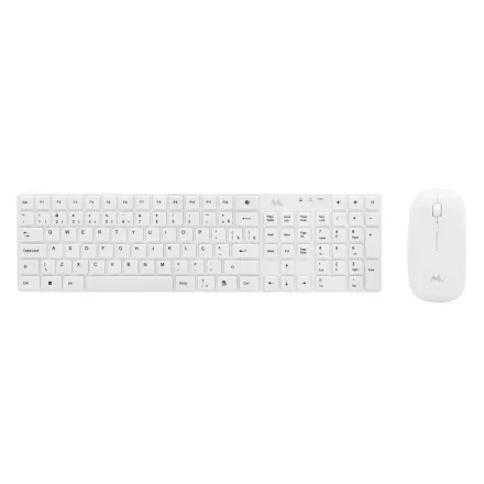 Kit Teclado e Mouse MTEK KM-5197W sem Fio - Branco