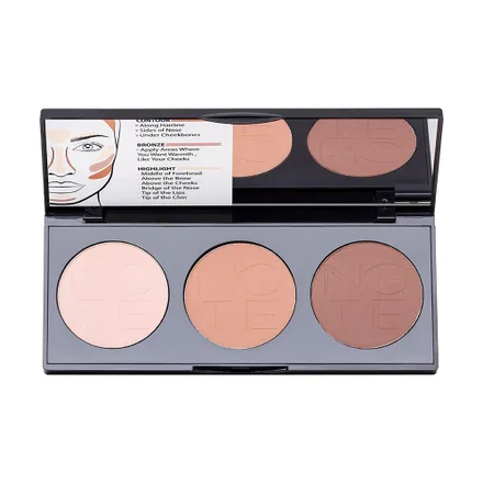 Paleta Polvo Note Perfecting Contouring Powder 02 Medium To