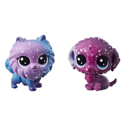 Brinquedo Hasbro Littlest Pet Shop Pack 2 Caes Cosmicos