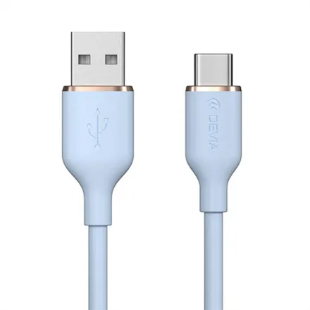 DEVIA CABLE JELLY SERIES USB-C A USB-C PD 60W 1.2M BLUE
