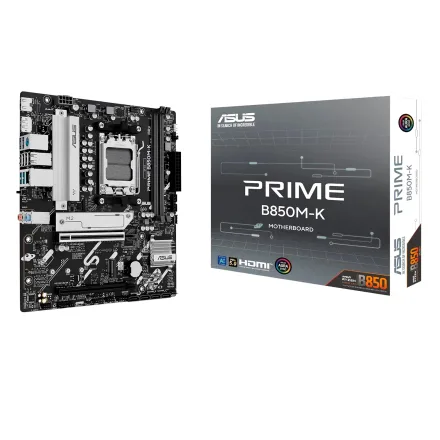 Placa Mae Prime Socket AM5 Chipset B850 Ddr 5 Atx
