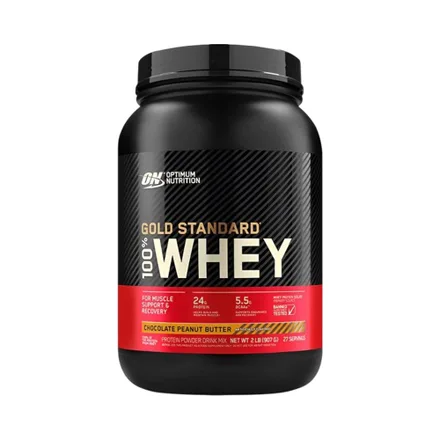 Suplemento Optimum Nutrition Stantard 100 Whey Chocolate Peanut Butter 907 Gr