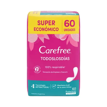 Protector Diario Carefree Todoslosdias 60