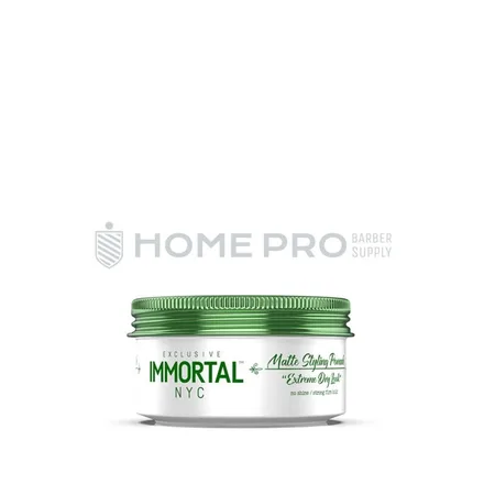 Pomada Matte Immortal Nyc Exclusive Styling Pomade Extreme Dry Look Shine Strong Firm Hold 150ml