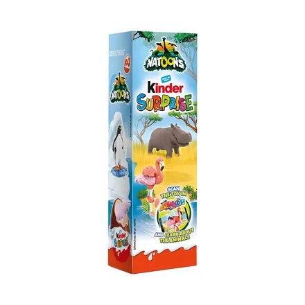 CHOCOLATE KINDER SURPRISE NATOONS 4X20G