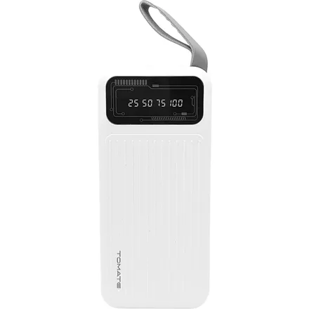 TOMATE CARGADOR PORTATIL TK1003 2.1A 10000MAH (ANATEL) WHITE