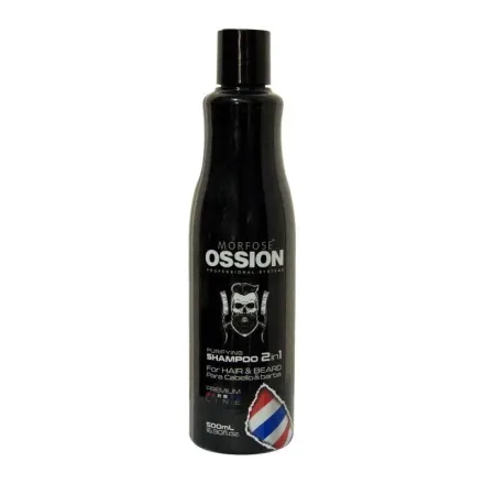 Ossion Shampoo 2 En 1 Hair Beard 500ml