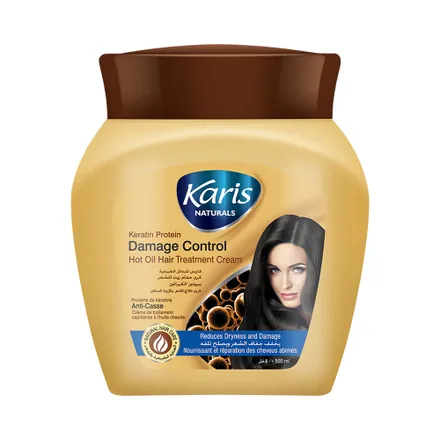 Tratamiento Capilar Karis Naturals Hot Oil Keratin Protein Damage Control 500ml
