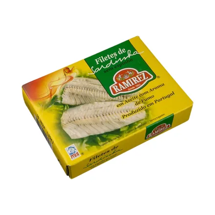 Filetes Sardina Ramirez Aceite Oliva Aroma Ahumado 100 Gr