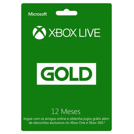 Xbox Live 12 Meses