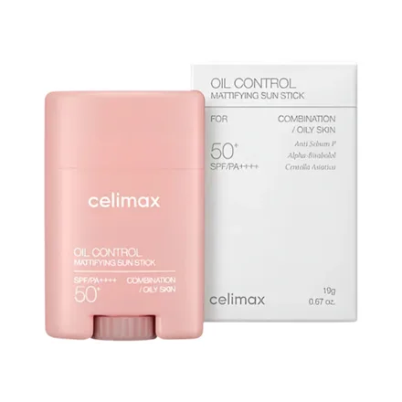 Protector Solar Celimax Oil Control Mattifying Stick Spf 50 Plus 19 Gr