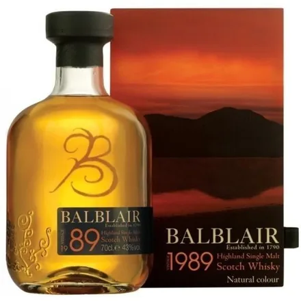Whisky Balblair Vintage 1989 43 700ml