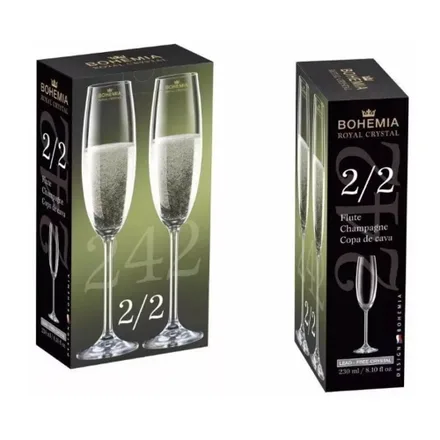 Copa Cristal Bohemia Champang Ref 2 230ml