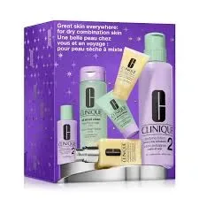 CLINIQUE SET GREAT SKIN EVERYWHERE RUTINA FACIAL 3PASOS