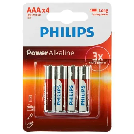 Pilha Alcalina Aaa Power Alkaline 97 4