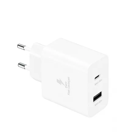 Cargador Trove PD Adapter 35W USB-C & USB-A - White