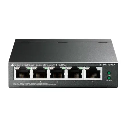 Hub Switch Tl 5 Portas 4POE Plus