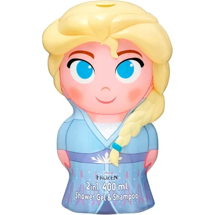 Gel Banho Frozen Elsa 2D Shower Shampoo 2 In 1 400ml