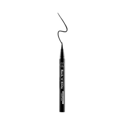 Delineador De Ojos J.Cat Rock N' Glitz Diamond Dazzle Liquid Rg101 Sable Black Shimmer 0,85 Gr