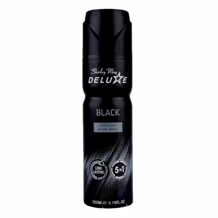 Desodorante Shirley May Deluxe Black Masculino 200ml