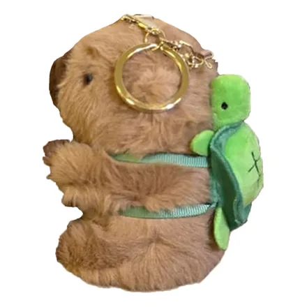 Llavero Capibara Mochila Tortuga Mz 097
