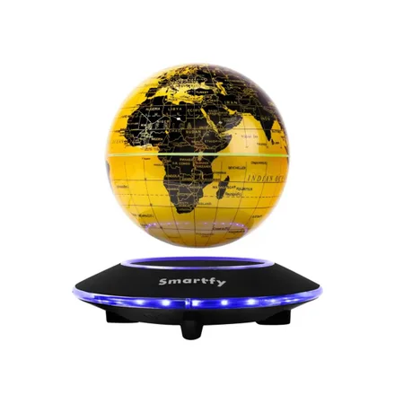 GLOBO DE LEVITAÇÃO SMATFY GB01G LED MAPA MUNDI