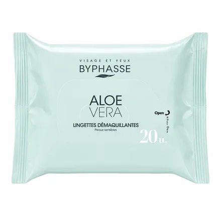 Byphasse Toallitas Desmaquillante Aloe Vera 20