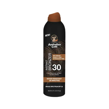 Bronceador Australian Instant Bronzer Spray Spf 30 170g